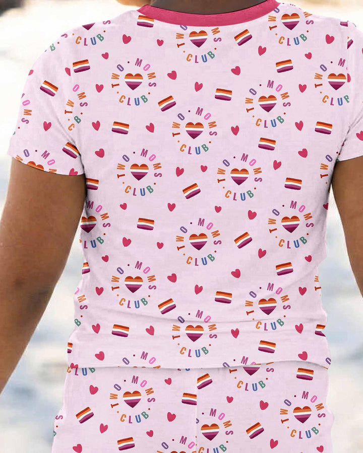 Zweiteiliges, kurzärmliges Pyjama-Set mit Marienkäfern