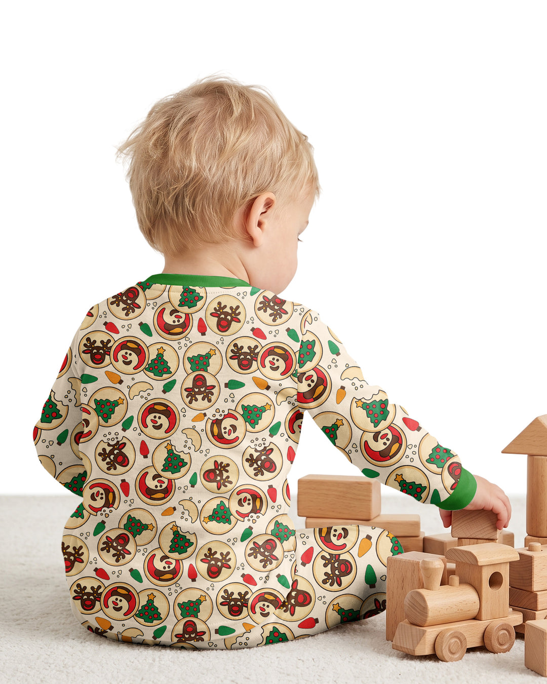 Christmas Sugar Cookie Bamboo Two Piece Long Sleeve Pajama Set