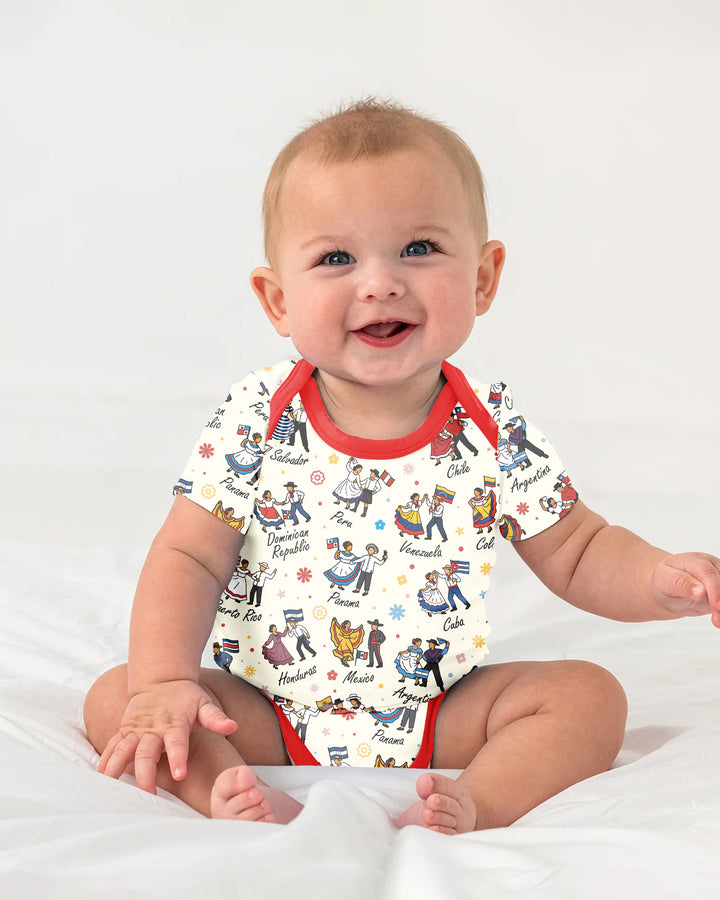 Gerippte Babykleidung mit individuellem Foto - Weich &amp; Skizzenhaft