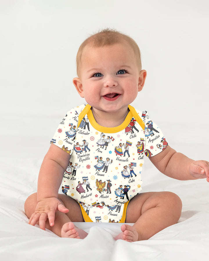 Gerippte Babykleidung mit individuellem Foto - Weich &amp; Skizzenhaft