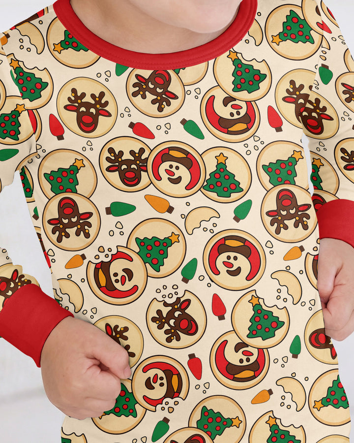 Christmas Sugar Cookie Bamboo Two Piece Long Sleeve Pajama Set