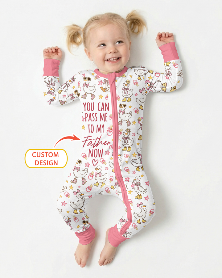 You Can Pass Me To Personalized Bamboo Convertible Zippy