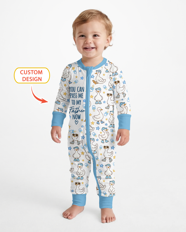 You Can Pass Me To Personalized Bamboo Convertible Zippy