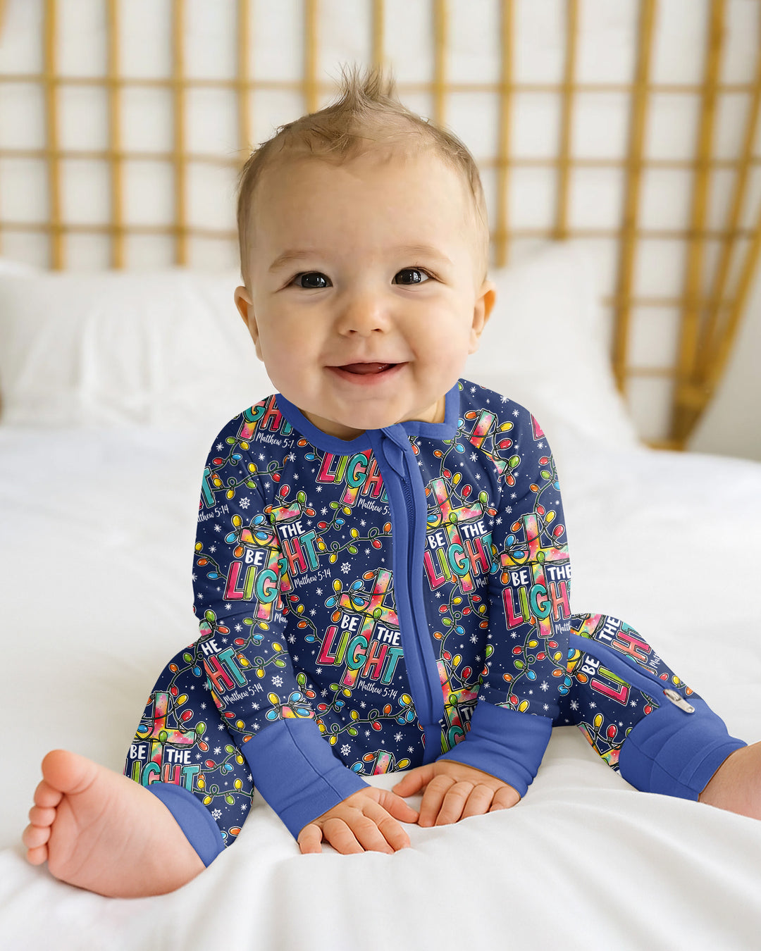 Christian Cross Be The Light Bamboo Convertible Zippy