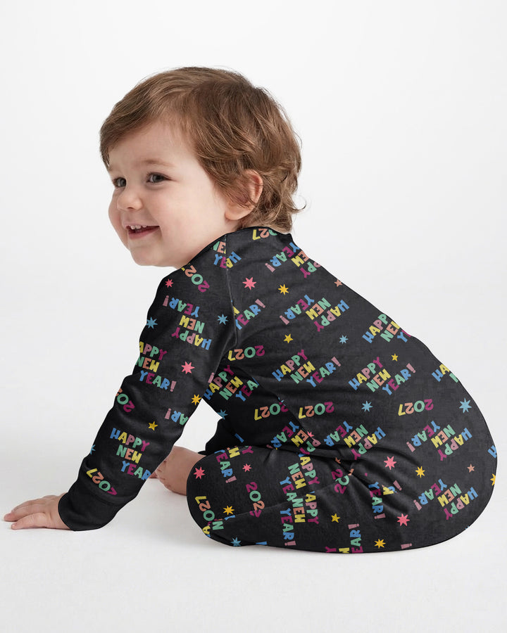 Retro Happy New Year 2027 Bamboo Convertible Zippy