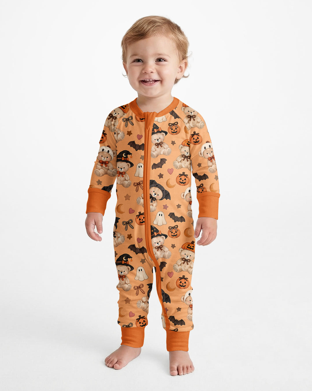 Cozy Coquette Teddy Bear Halloween Bamboo Convertible Zippy