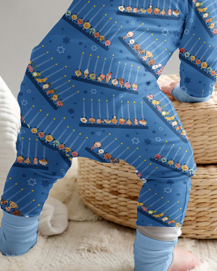 Hanukkah Cozy Night Bamboo Convertible Zippy