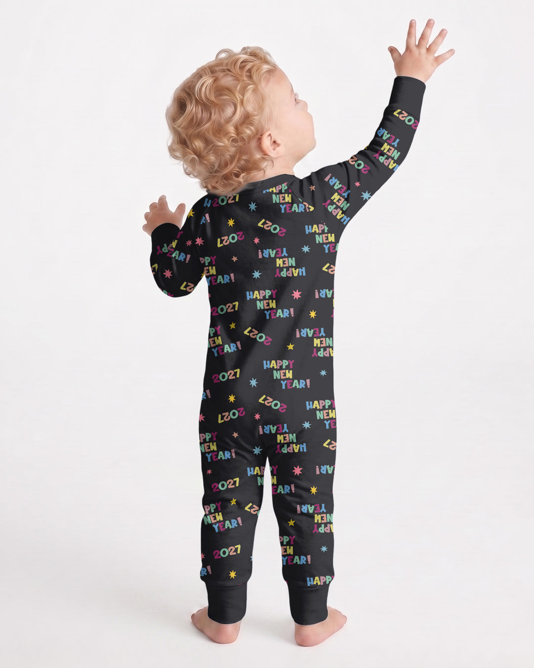 Retro Happy New Year 2027 Bamboo Convertible Zippy