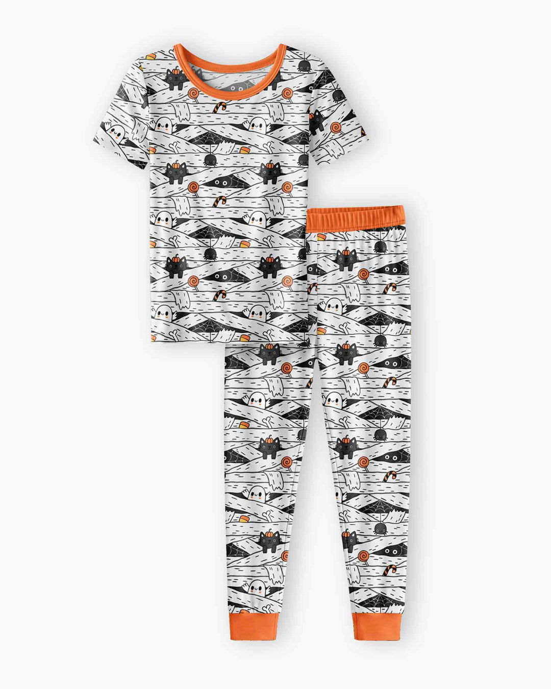 Zweiteiliges, kurzärmliges Pyjama-Set mit Marienkäfern
