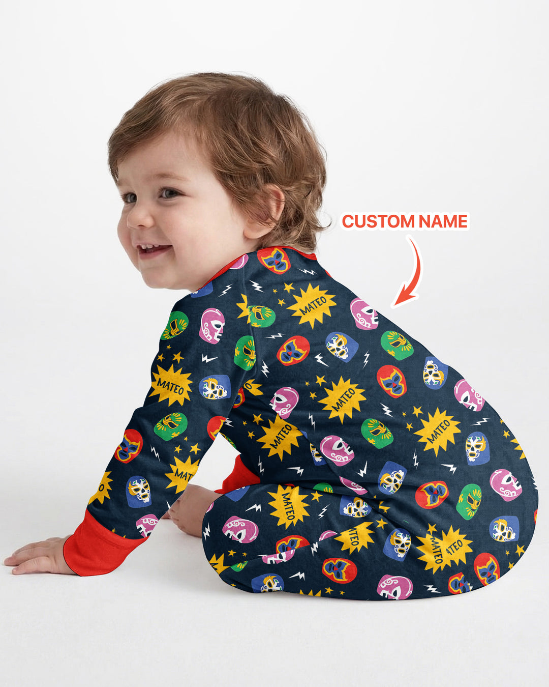 Lucha Libre Custom Name Bamboo Convertible Zippy
