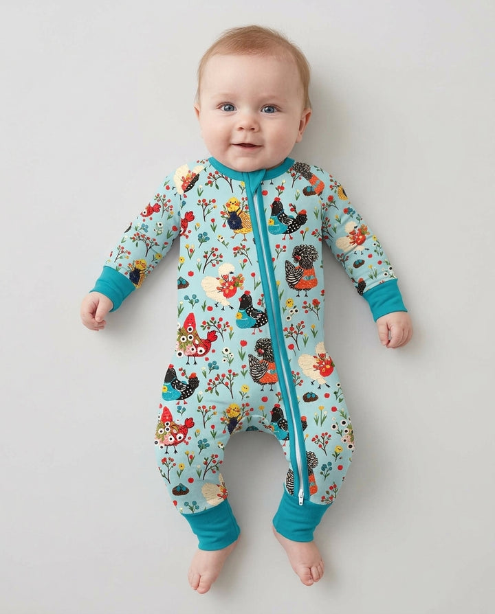 Chicken Garden Bamboo Convertible Zippy