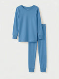 Steel Blue Bamboo Two Piece Pajama Set