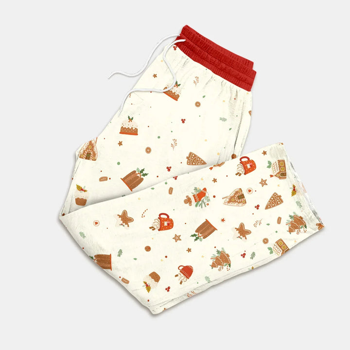 GingerBread God Says I Am Custom Name Men's Pajama Set , GingerBread God Says I Am Custom Name Men's Pajama Set - Only Shirt / XS