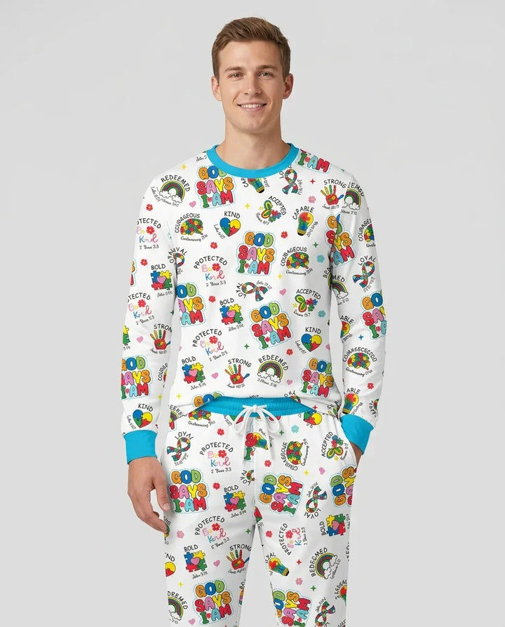 Vorlage Herren-Pyjama-Set