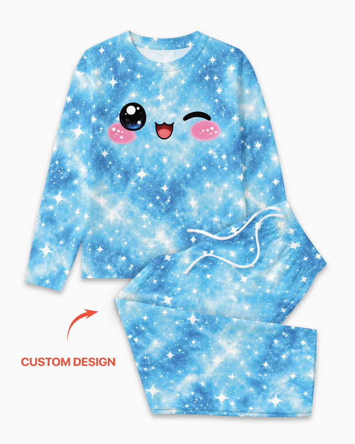 Matching Squishy Dumplings Costume Bamboo Men's Pajama Set