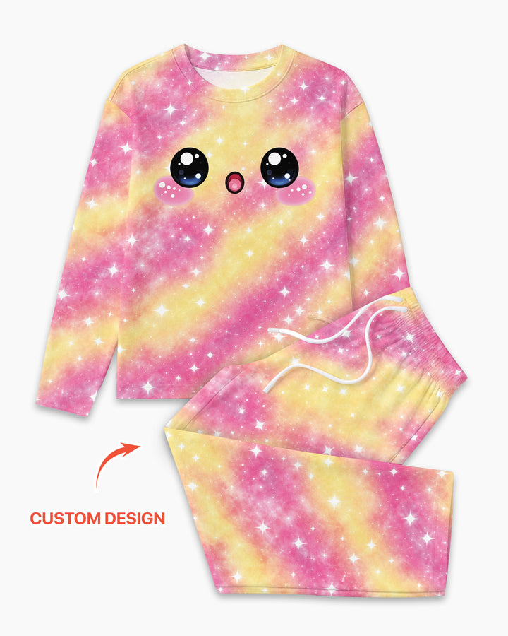 Matching Squishy Dumplings Costume Bamboo Men's Pajama Set