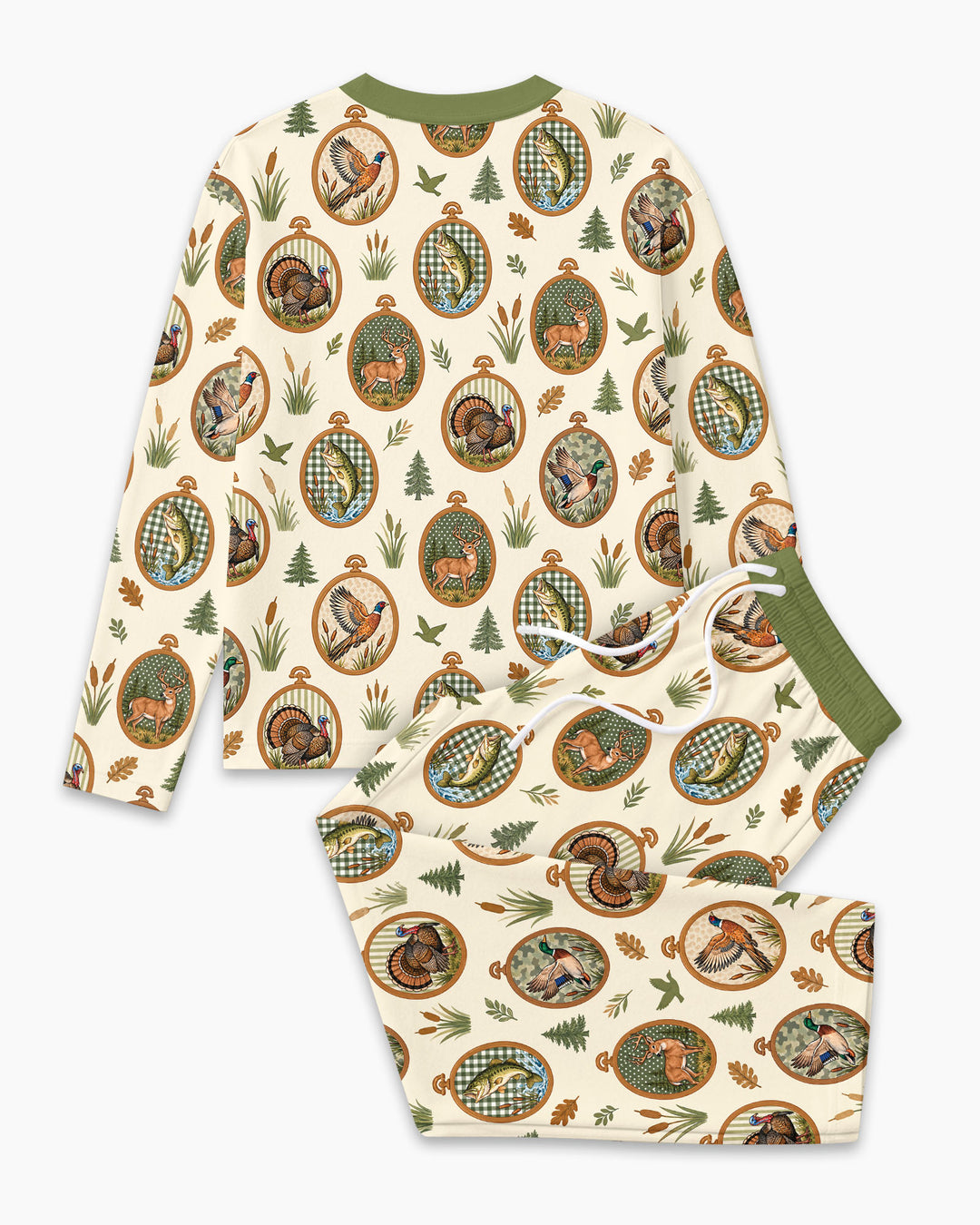 Hunting Season Family Matching Bamboo Men's Pajama Set