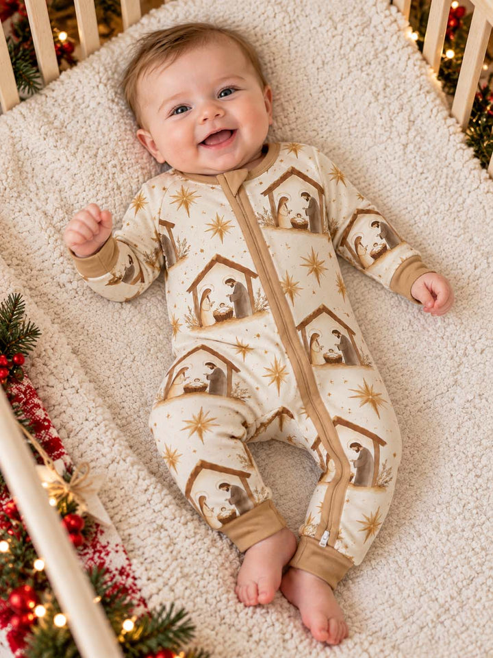 Minimal Nativity Star Bamboo Convertible Zippy