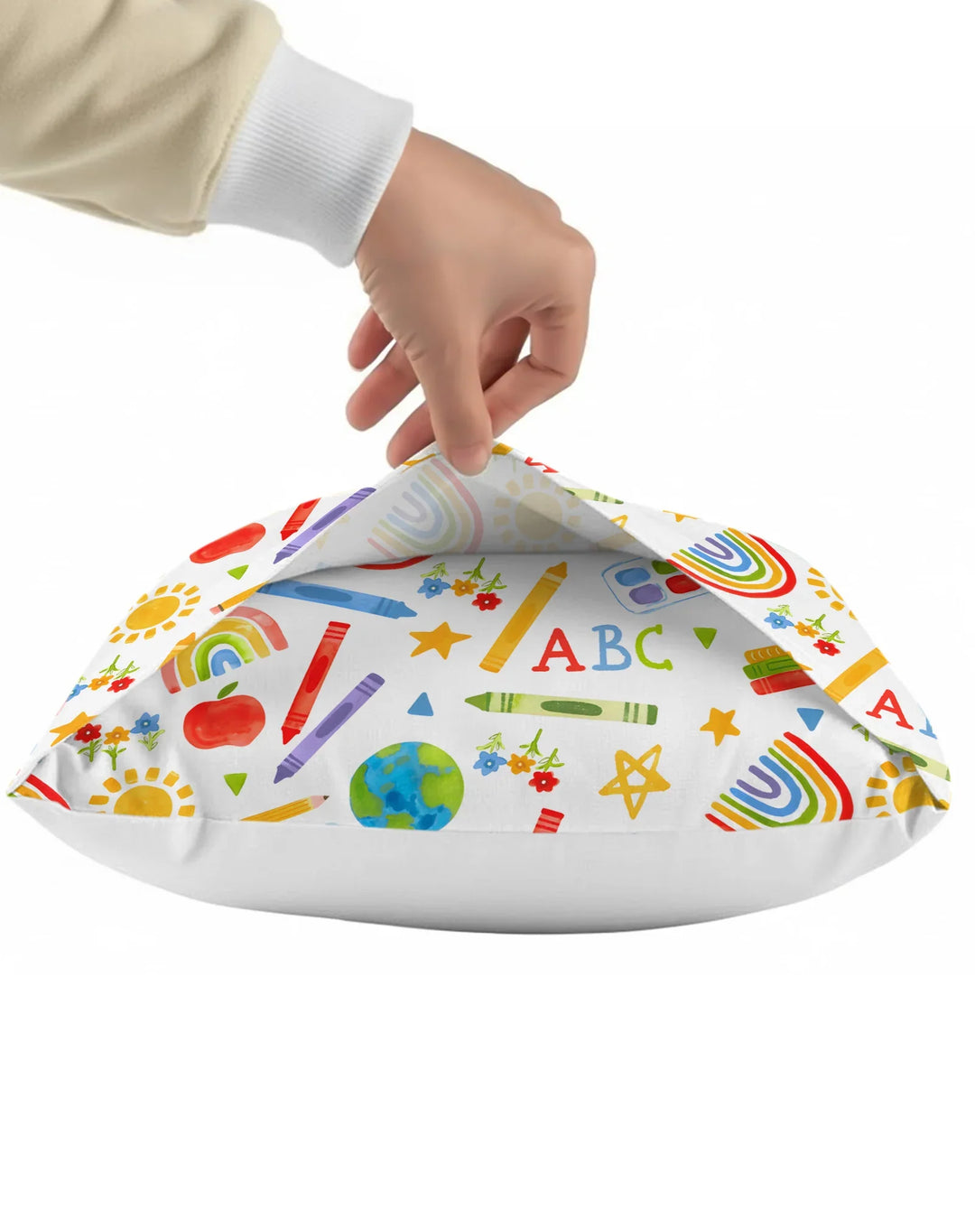 School Scribbles Bamboo Pillow Case