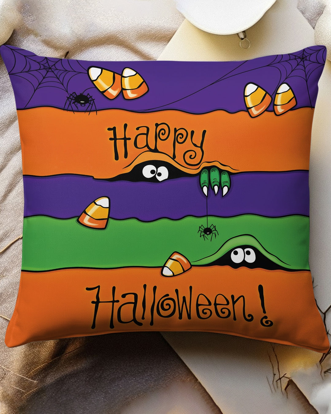 Happy Halloween Bamboo Pillow Case