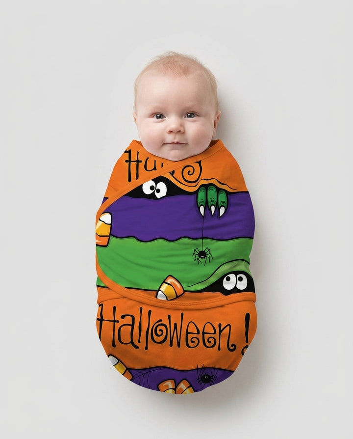 Happy Halloween swaddle blanket