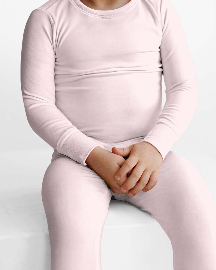 Zweiteiliges Pyjama-Set in Stahlblau