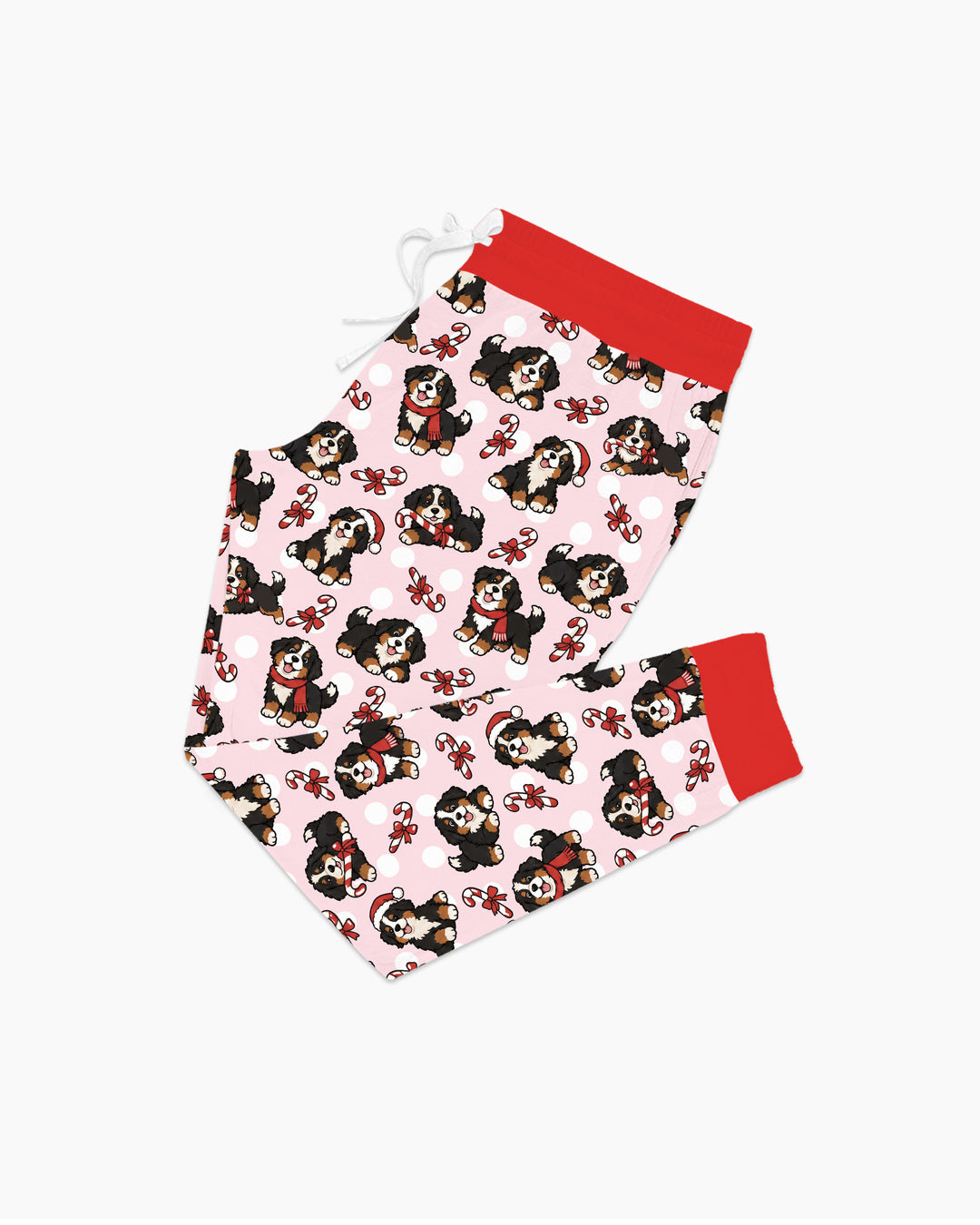 Holiday Bernese Mountain Christmas Dog Bamboo Women Pajama Set