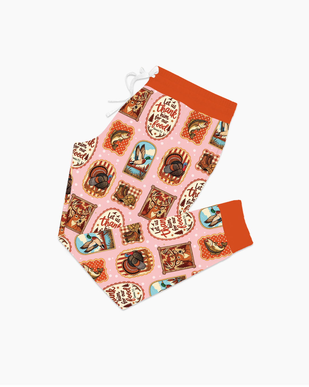 Hunting Let Us Thank Him For Our Food Bamboo Women Pajama Set