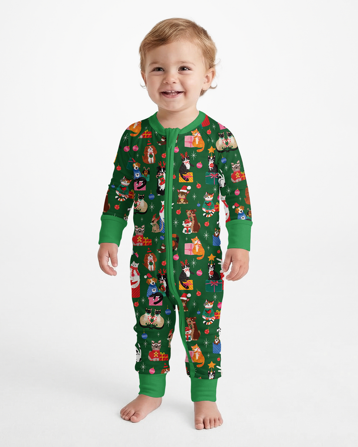 Christmas Paws Bamboo Convertible Zippy