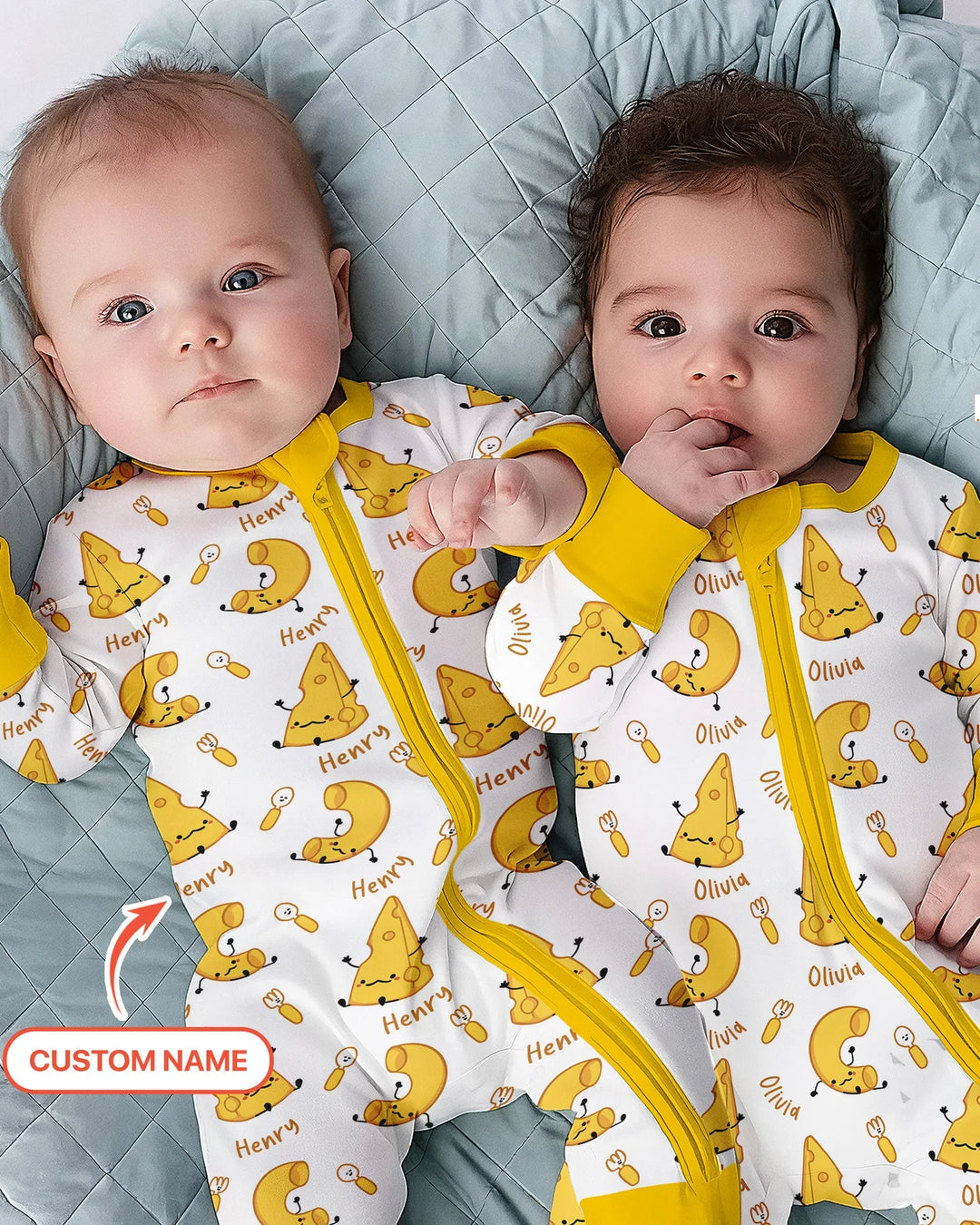 Gerippte Babykleidung mit individuellem Foto - Weich &amp; Skizzenhaft