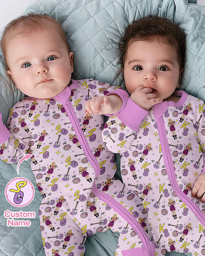 Gerippte Babykleidung mit individuellem Foto - Weich &amp; Skizzenhaft