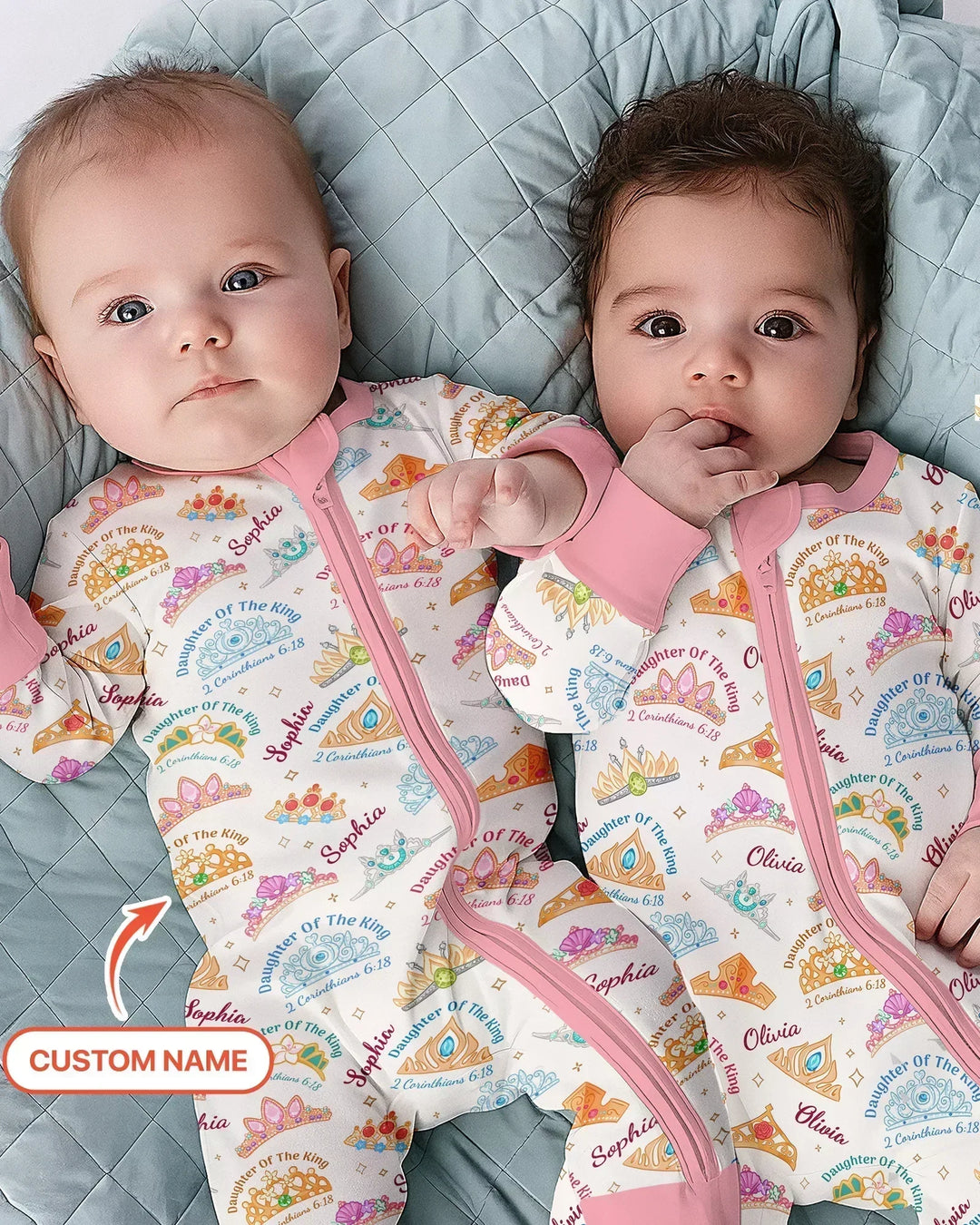 Daughter Of The King Custom Name Bamboo Convertible Zippy