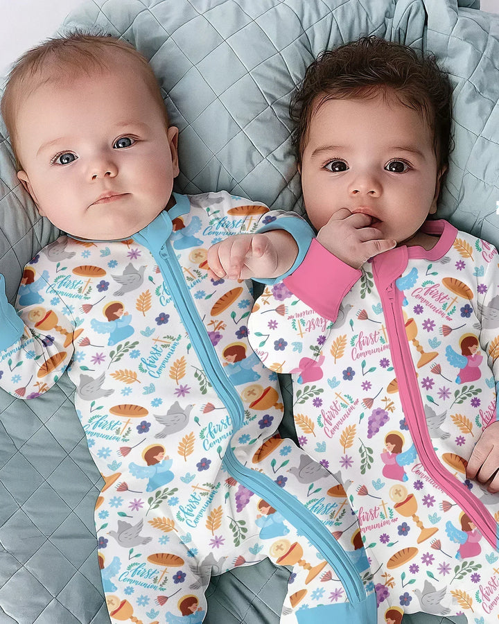 Gerippte Babykleidung mit individuellem Foto - Weich &amp; Skizzenhaft