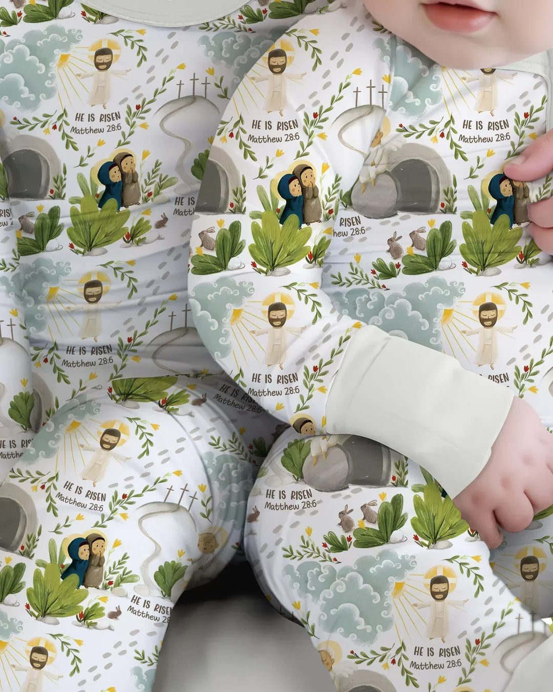 Gerippte Babykleidung mit individuellem Foto - Weich &amp; Skizzenhaft