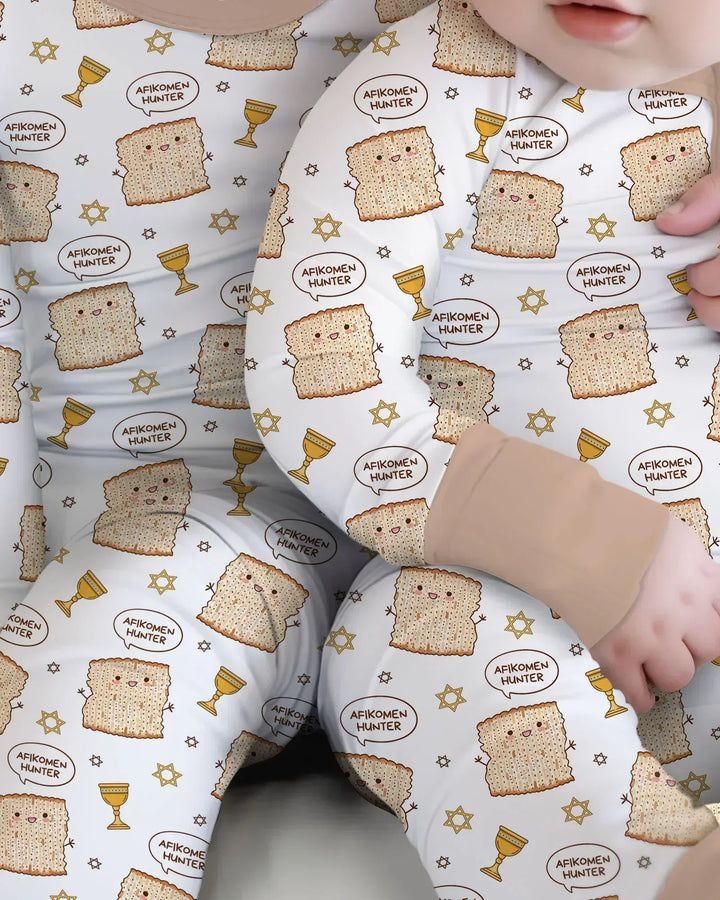 Afikomen Hunter Bamboo Two Piece Long Sleeve Pajama Set