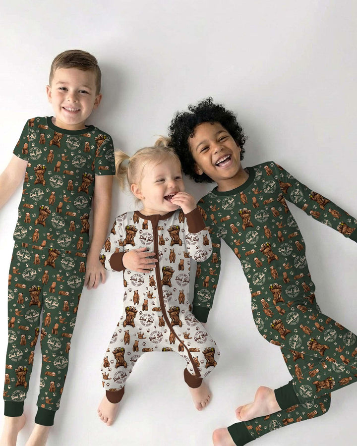 Daddy Bear It's Not A Dad Bod Bamboo Two Piece Short Sleeve Pajama Set