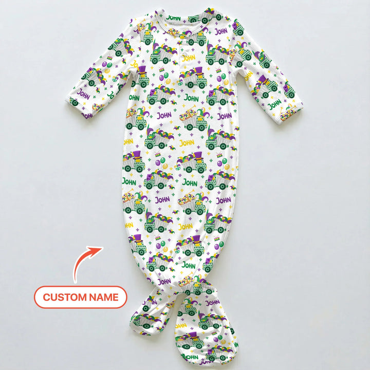 Mardi Gras Trucks Bamboo Knot Gown