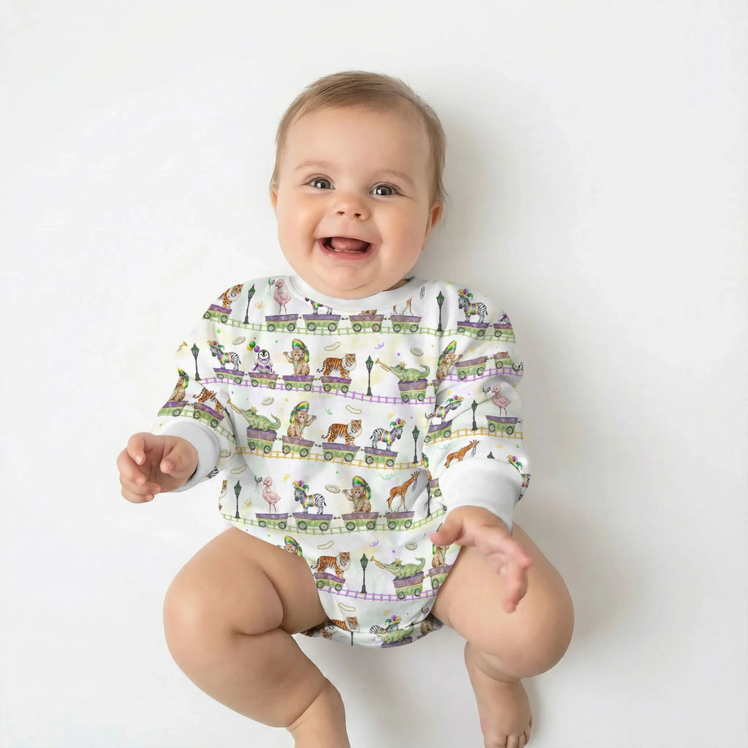 Gerippte Babykleidung mit individuellem Foto - Weich &amp; Skizzenhaft