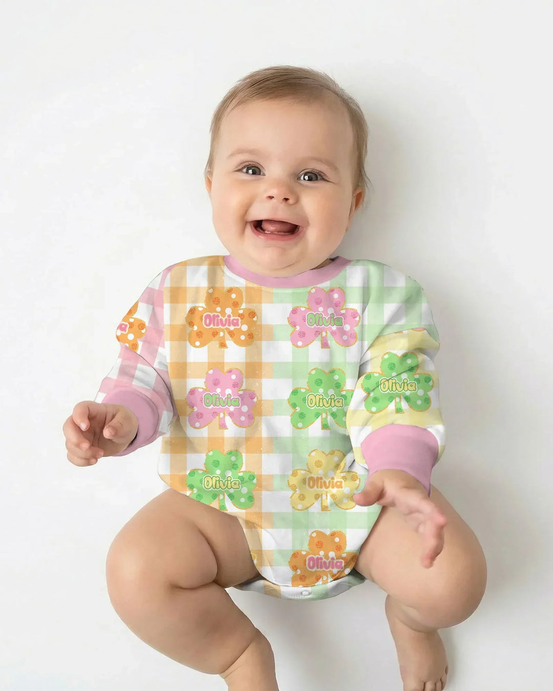 Gerippte Babykleidung mit individuellem Foto - Weich &amp; Skizzenhaft