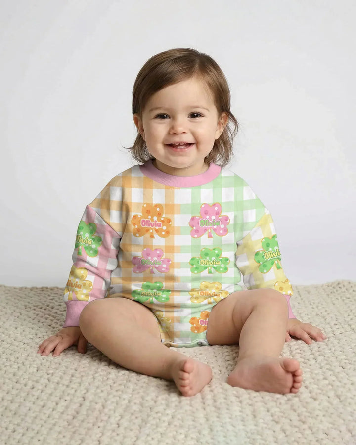 Gerippte Babykleidung mit individuellem Foto - Weich &amp; Skizzenhaft