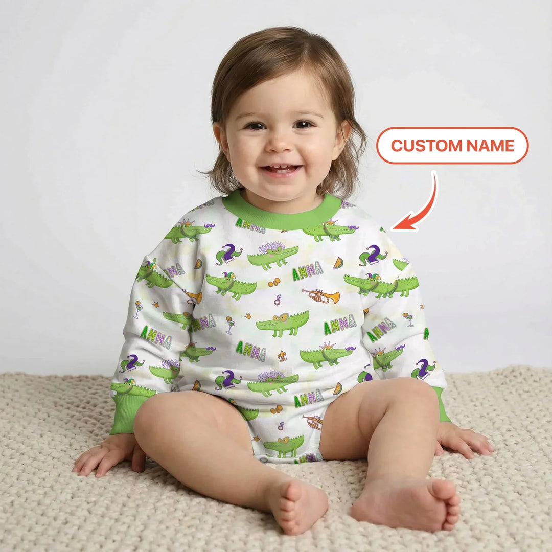 Gerippte Babykleidung mit individuellem Foto - Weich &amp; Skizzenhaft