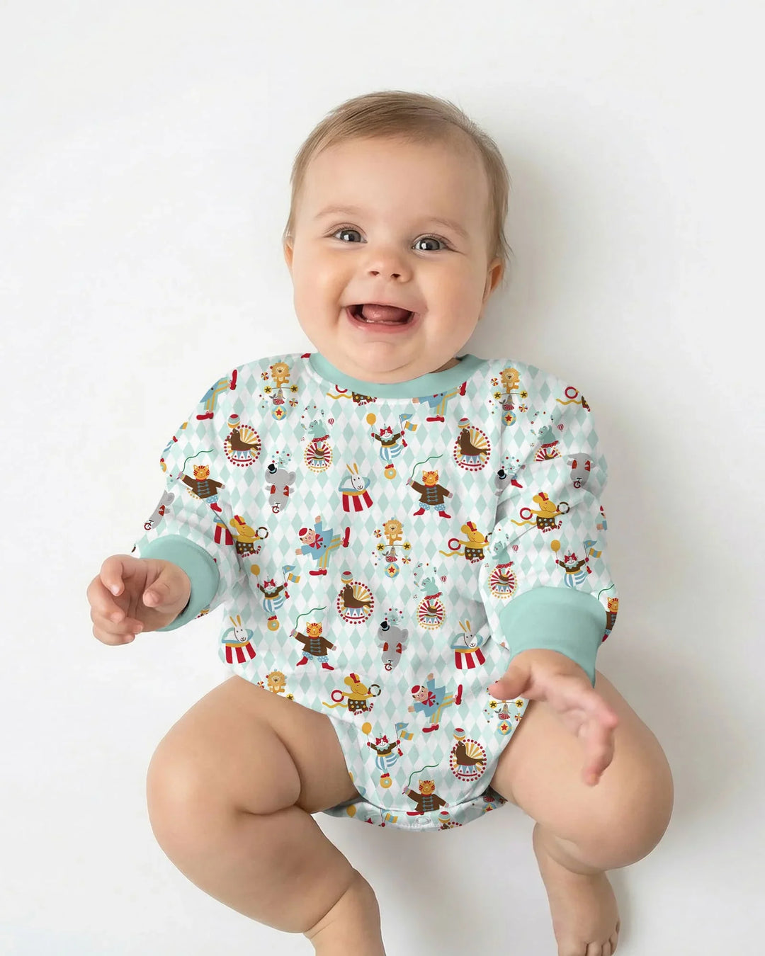 Gerippte Babykleidung mit individuellem Foto - Weich &amp; Skizzenhaft