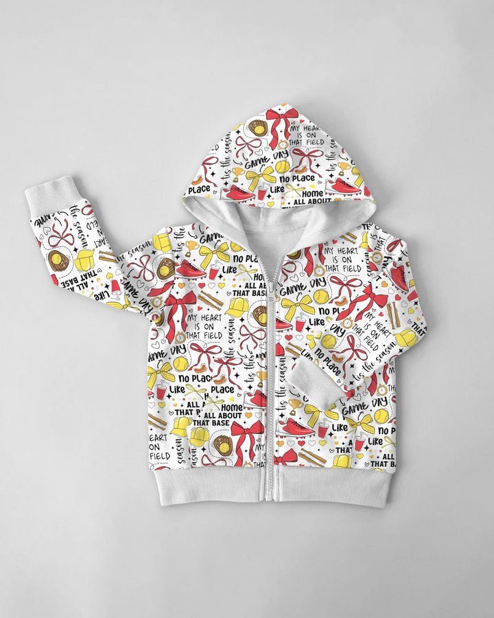All About That Base Bambus-Kapuzenpullover mit Reißverschluss