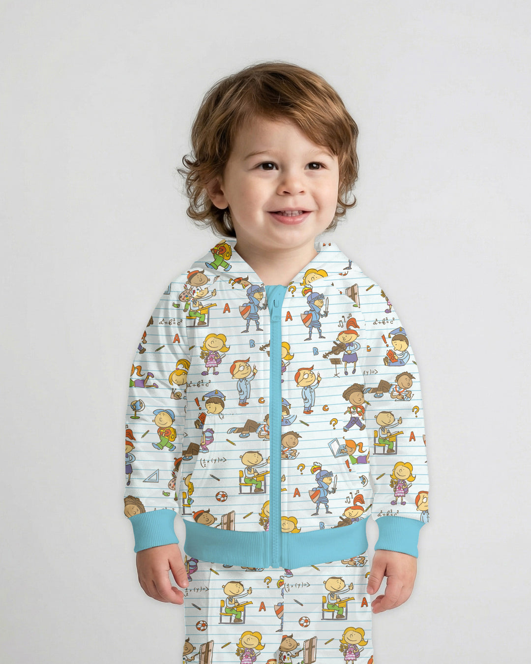 School Days Adventure Bamboo Zip Hoodie