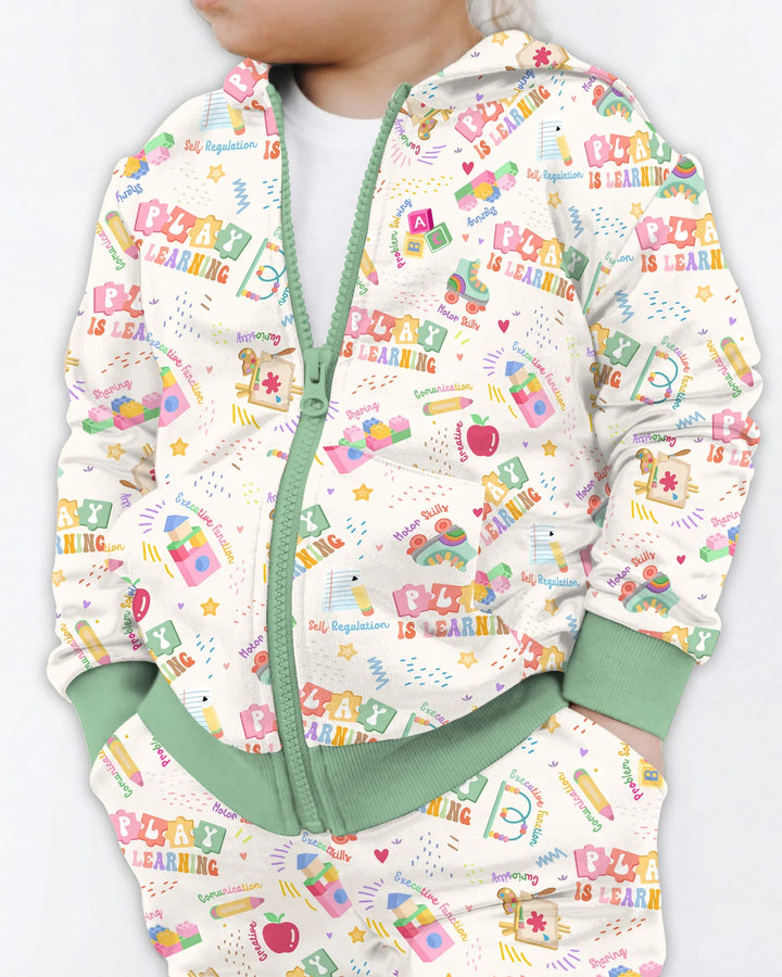 Play and Learn Bamboo Zip Hoodie