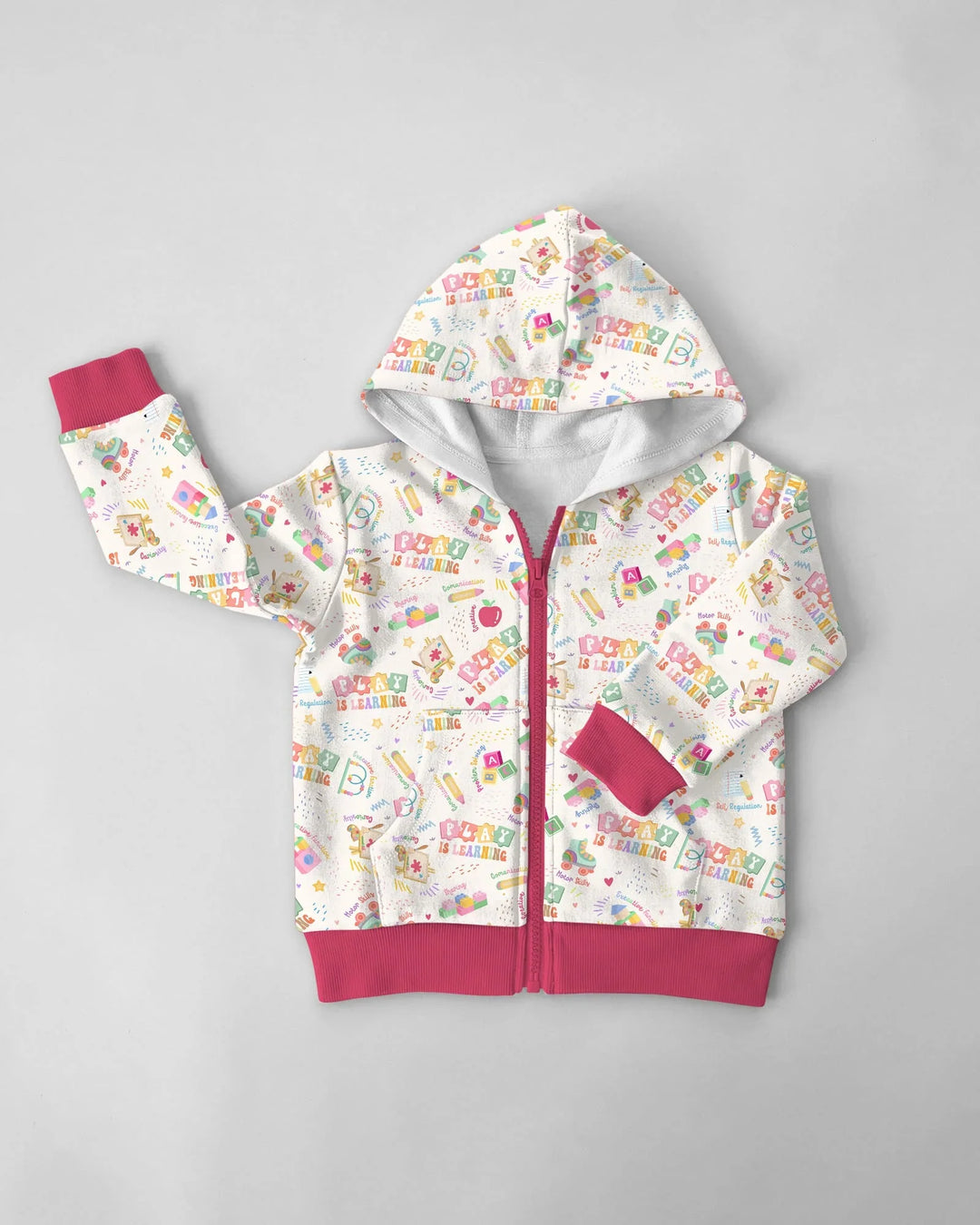 Play and Learn Bamboo Zip Hoodie