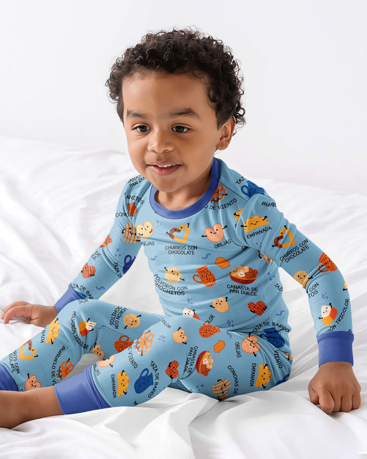 Pan Dulce Bamboo Two Piece Long Sleeve Pajama Set
