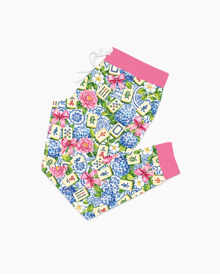 Mahjong in Bloom Bamboo Women Pajama Set