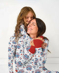 One Nation Under God Familien-Pyjama-Set aus Bambus für Damen
