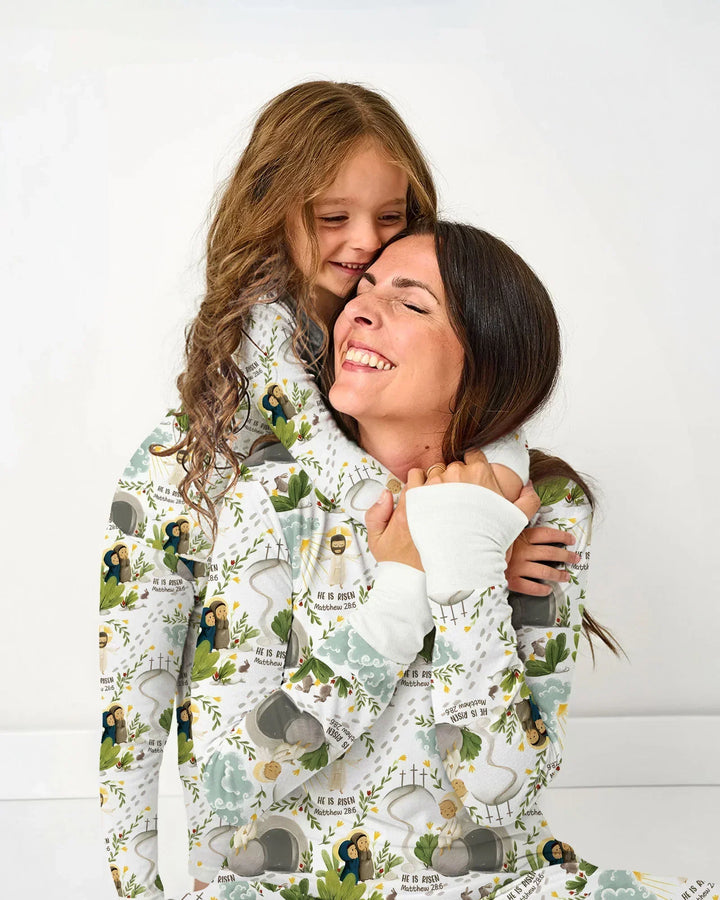 Er ist auferstanden Bambus Damen Pyjama Set